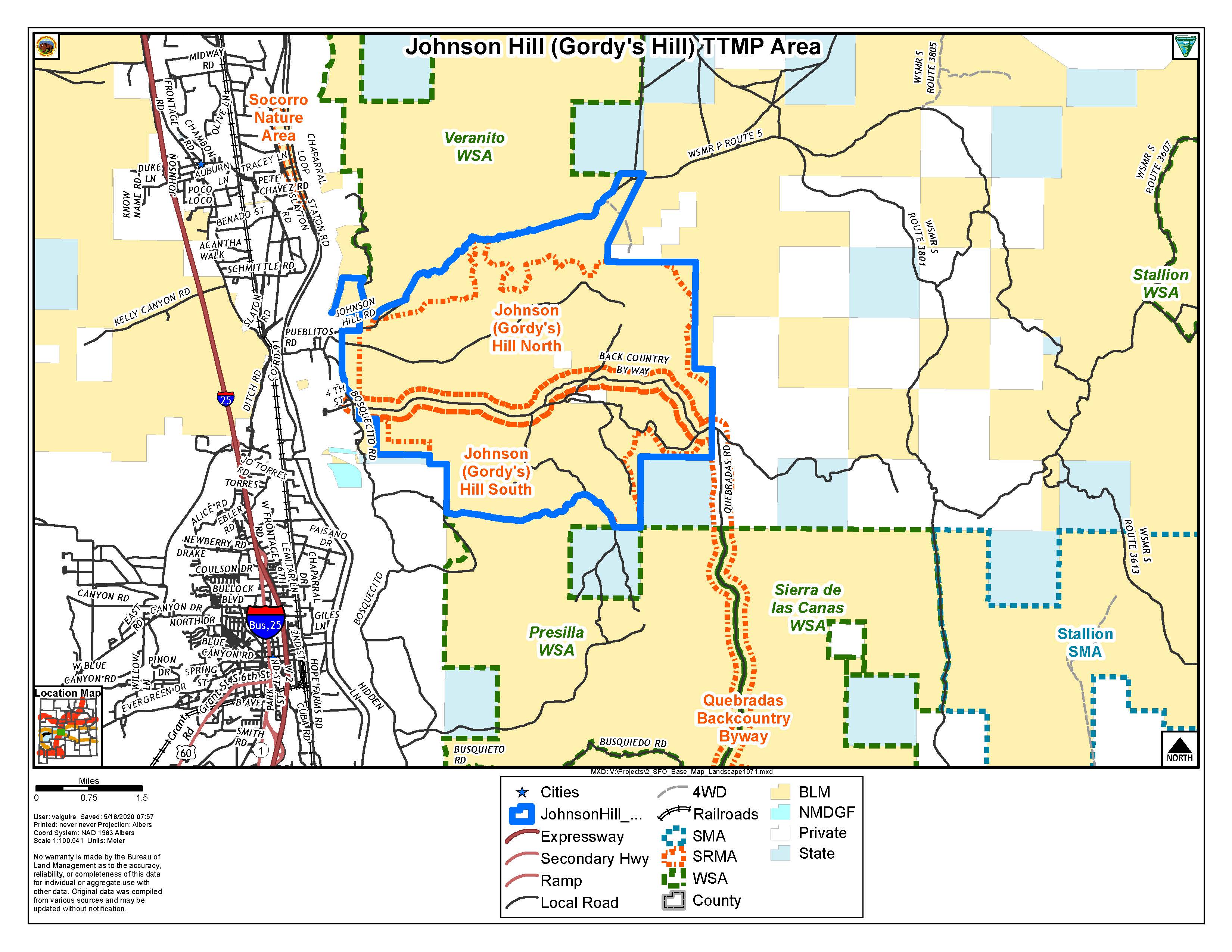 BLM seeks public input on Johnson Hill Special Recreation Management
